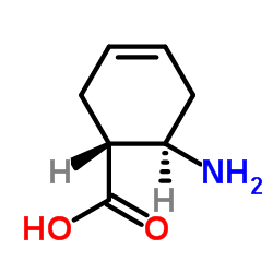 trans-6-Amino-cyclohex-3-enecarboxylic acid Structure