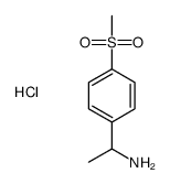 1-[4-(Methylsulfonyl)Phenyl]Ethanamine Hydrochloride Structure