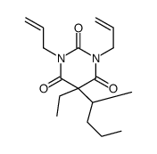 5-ethyl-5-pentan-2-yl-1,3-bis(prop-2-enyl)-1,3-diazinane-2,4,6-trione结构式