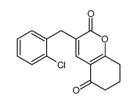 3-(2-氯苄基)-7,8-二氢-2H-色烯-2,5(6H)-二酮结构式