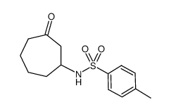 4-methyl-N-(3-oxocycloheptyl)benzenesulfonamide结构式