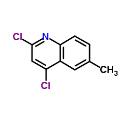 2,4-二氯-6-甲基喹啉结构式