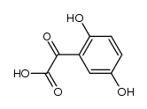 (2,5-dihydroxy-phenyl)-glyoxylic acid Structure