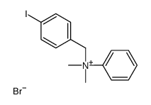 (4-iodophenyl)methyl-dimethyl-phenylazanium,bromide Structure