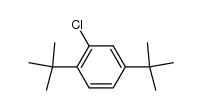 1,4-di-tert-butyl-2-chloro-benzene结构式