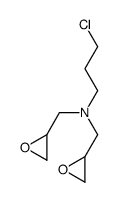 3-chloro-N,N-bis(oxiran-2-ylmethyl)propan-1-amine Structure
