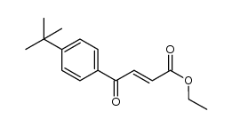 (E)-ethyl 4-(4-(tert-butyl)phenyl)-4-oxobut-2-enoate Structure