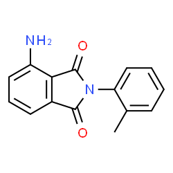 4-AMINO-2-O-TOLYL-ISOINDOLE-1,3-DIONE结构式