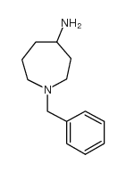 1-N-苄基-4-氨基氮杂环庚烷结构式