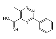 6-methyl-3-phenyl-1,2,4-triazine-5-carboxamide Structure