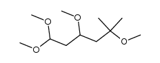 1,1,3,5-tetramethoxy-5-methylhexane Structure