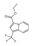 ethyl 1-(trifluoromethyl)indolizine-3-carboxylate Structure