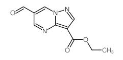 6-甲酰基吡唑并[1,5-a]嘧啶-3-羧酸乙酯结构式