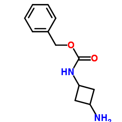 Benzyl (3-aminocyclobutyl)carbamate Structure