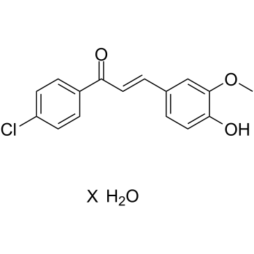 Chalcone 4 (hydrate)结构式