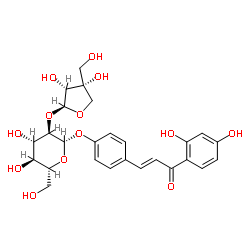 芹糖异甘草苷结构式