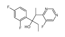 (2S,3R)-3-(2,4-difluorophenyl)-2-(5-fluoropyrimidin-4-yl)pentan-3-ol Structure