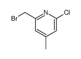 2-(Bromomethyl)-6-chloro-4-methylpyridine Structure