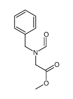 2-(N-苄基甲酰胺)乙酸甲酯结构式