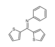 N-(di(2-thienyl)methylene)aniline Structure