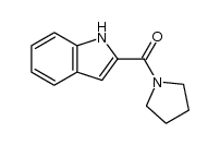 (1H-indol-2-yl)-pyrrolidin-1-yl-methanone结构式