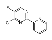 4-氯-5-氟-2-(2-吡啶)嘧啶结构式