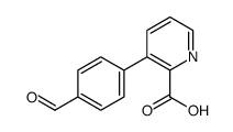 3-(4-甲酰基苯基)吡啶甲酸结构式