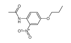 4-丙氧基乙酰苯胺结构式