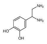 1-(3,4-dihydroxyphenyl)-1,2-diaminoethane结构式