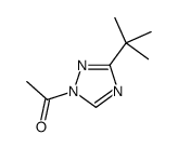 (9ci)-1-乙酰基-3-(1,1-二甲基乙基)-1H-1,2,4-噻唑结构式