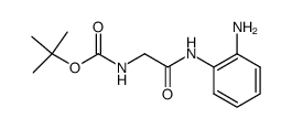 tert-butyl (2-((2-aminophenyl)amino)-2-oxoethyl)carbamate Structure