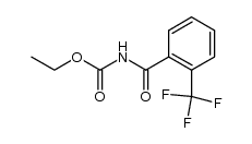 N-ethoxycarbonyl-2-(trifluoromethyl)benzamide结构式