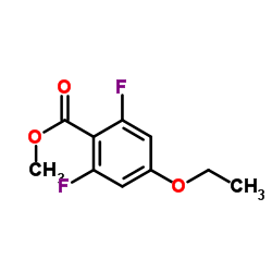 Methyl 2,6-difluoro-4-ethoxybenxoate Structure