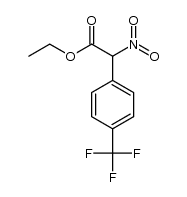 ethyl 2-(4-(trifluoromethyl)phenyl)-2-nitroacetate Structure