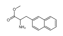 2-氨基-3-(萘-2-基)丙酸甲酯结构式