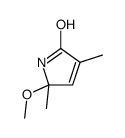 5-Methoxy-3,5-dimethyl-1,5-dihydro-2H-pyrrol-2-one Structure