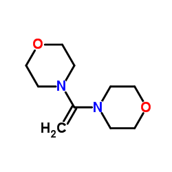 4,4'-Ethene-1,1-diyldimorpholine Structure