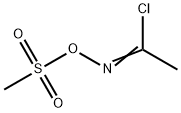 N-((甲基磺酰基)氧基)亚氨代乙酰氯结构式