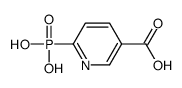 6-phosphonopyridine-3-carboxylic acid Structure