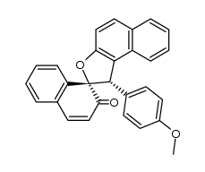 1'-(4-methoxyphenyl)-spiro{naphthalene-1(2H),2'(1'H)-naphtho[2,1-b]furan}-2-one结构式