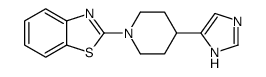 2-[4-(1H-imidazol-5-yl)piperidin-1-yl]-1,3-benzothiazole Structure
