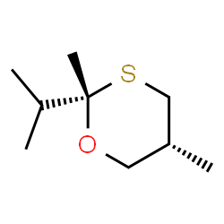 1,3-Oxathiane,2,5-dimethyl-2-(1-methylethyl)-,cis-(9CI)结构式