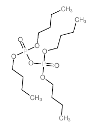 Diphosphoric acid,tetrabutyl ester (9CI) Structure