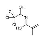 2-methyl-N-(2,2,2-trichloro-1-hydroxyethyl)prop-2-enamide结构式