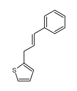 2-[(2E)-3-phenyl-2-propen-1-yl]thiophene结构式