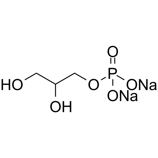 α-甘油磷酸二钠水合物结构式