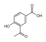 3-乙酰基-4-羟基苯甲酸结构式