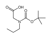 N-PROPYL-N-BOC-GLYCINE结构式