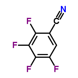 2,3,4,5-四氟苯甲腈结构式