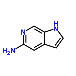 1H-吡咯并[2,3-c]吡啶-5-胺结构式